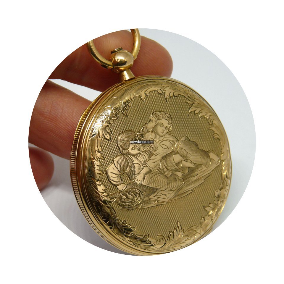 Anonimo 18K Gold Pocket Watch...