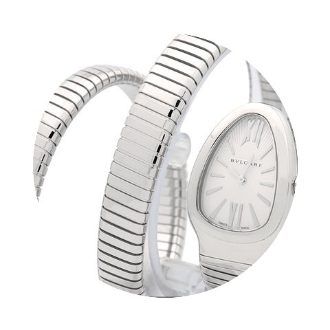 Bulgari Serpenti Stainless Steel Tubogas...