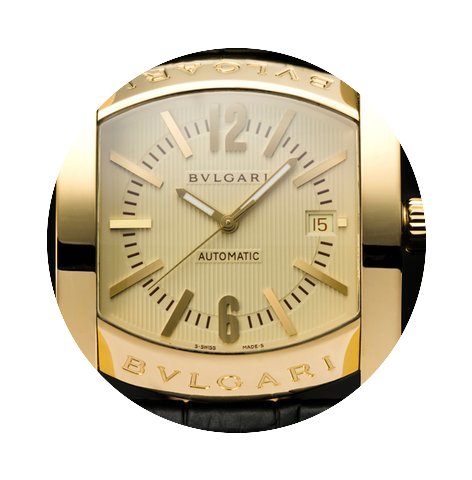 Bulgari 18k Y/G Ivory Colour dial Assiom...