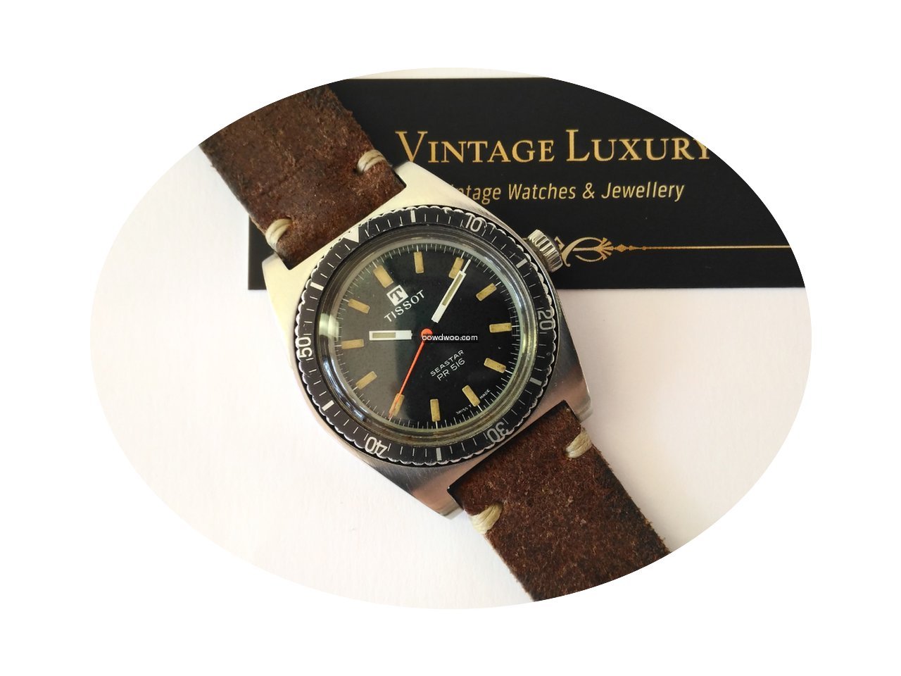 Tissot SeaStar PR 516 Green Dial Vintage...
