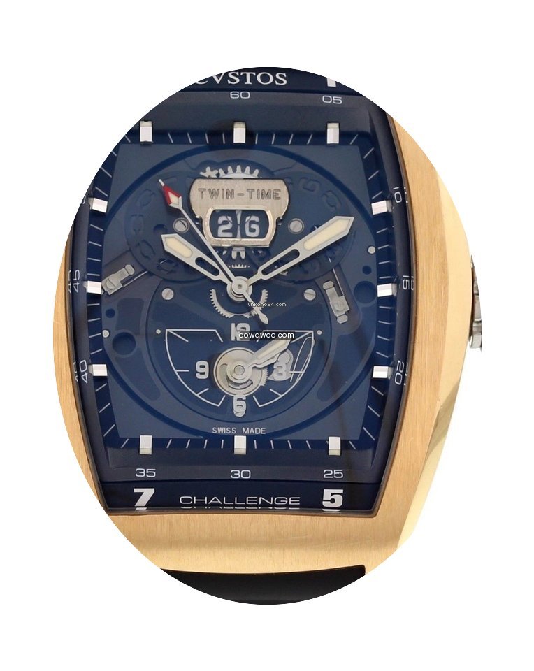 Cvstos CHALLENGE TWIN-TIME RED GOLD CTT ...