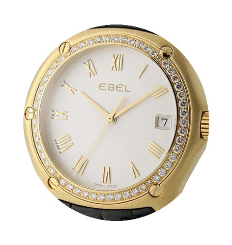 Ebel Classic Wave 18k Yellow Gold Diamon...