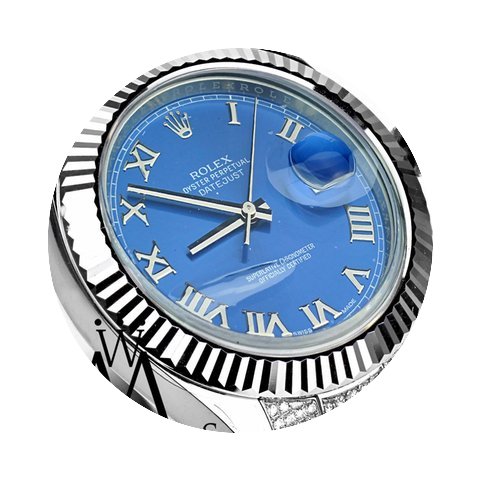 Rolex Datejust Ii White Gold Fluted Beze...