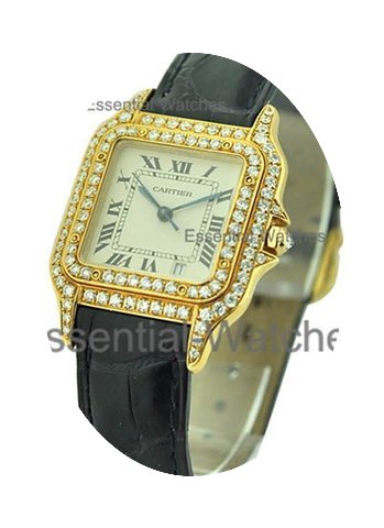 Cartier Panther 27mm Yellow Gold on Stra...