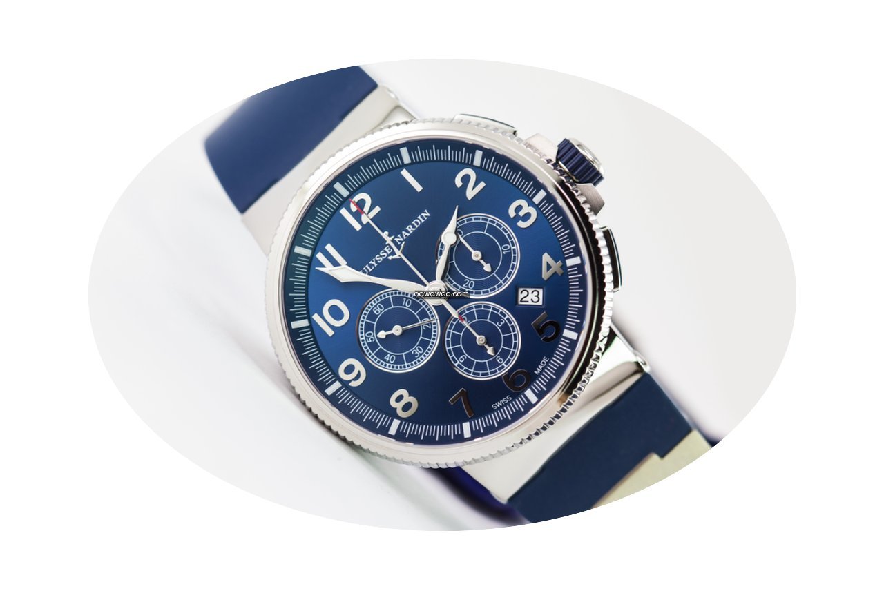 Ulysse Nardin Marine Chronograph Blue Me...