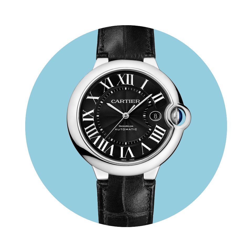 Cartier Ballon Bleu 42 mm Automatik Lede...