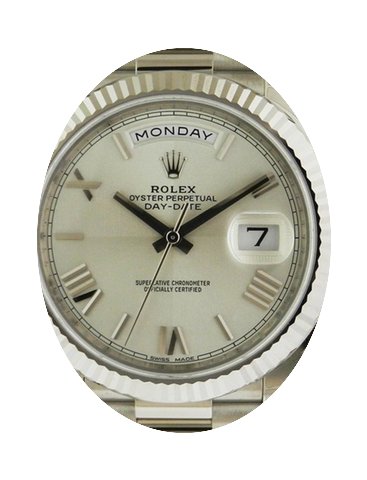 Rolex Day-Date 40 228239-SLQSP Silver Qu...