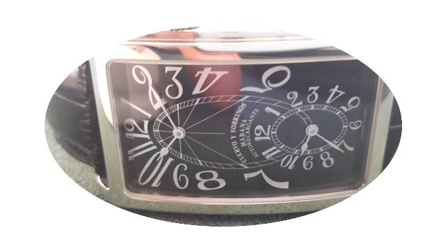 Cuervo y Sobrinos DUAL TIME PROMINENTE N...