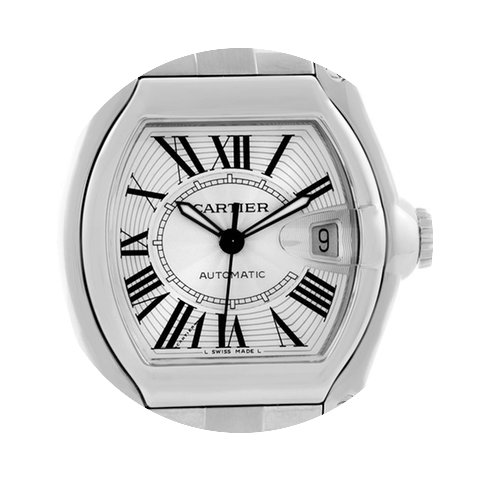Cartier Roadster Mens Stainless Steel Si...