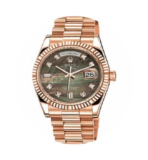 Rolex Day-Date 36 Tahitian Mother of Pea...