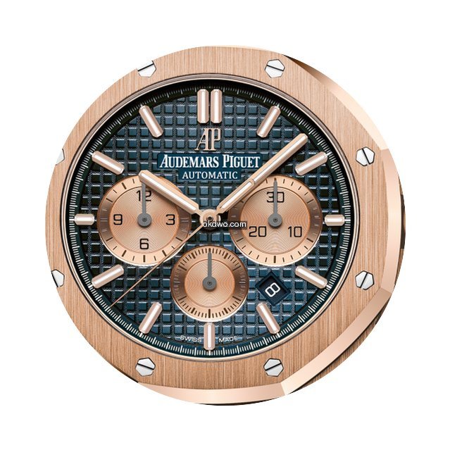 Audemars Piguet Royal Oak Rose Gold Blue...