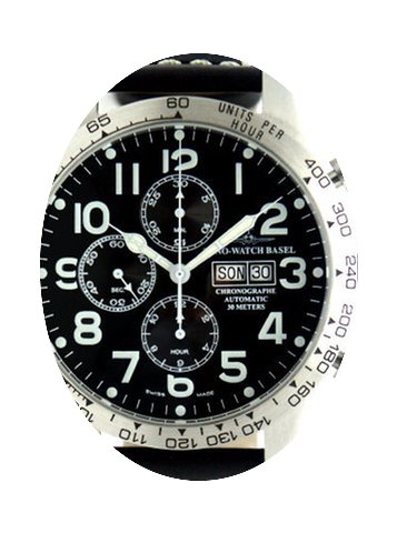 Zeno-Watch Basel OS Tachymeter Pilot Chr...