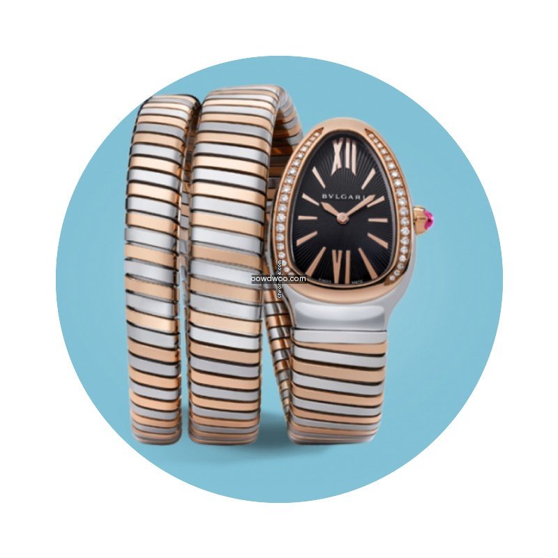 Bulgari Serpenti Tubogas Stahl Rosegold ...