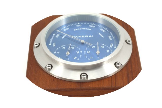 Panerai Table Clock PAM258 Blue Dial woo...