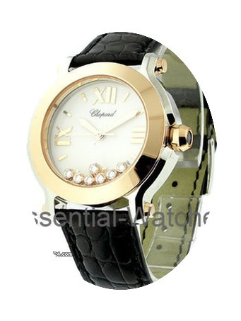 Chopard Happy Sport Round Rose and Steel...
