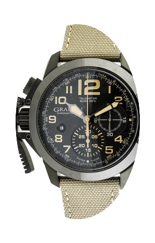 Graham - Chronofighter Oversize Black Sa...