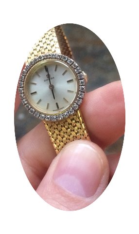 Omega Oro Gold Lady lady 26 mm manuale m...
