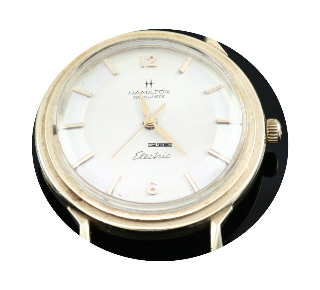 Hamilton Electric Masterpiece 14 Karat Y...