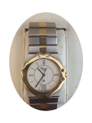 Chopard St.Moritz Stahl/Gold Herrenuhr/U...