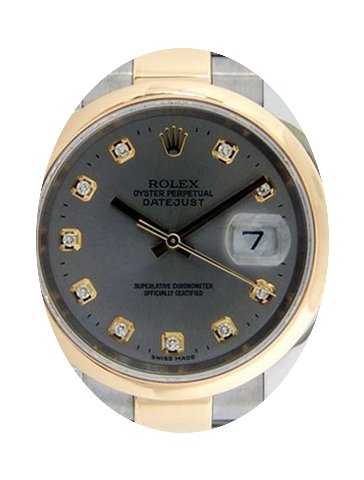 Rolex Datejust 36 116203-GRYDDO Grey Dia...