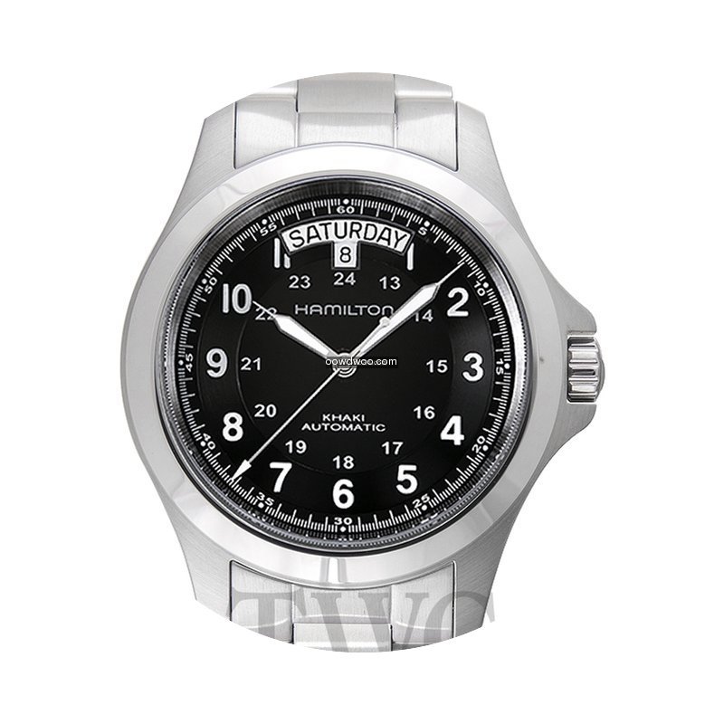 Hamilton Khaki Field King Auto Black Ste...