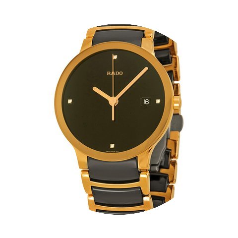 Rado Men's Centrix Jubile Black Dial Bla...
