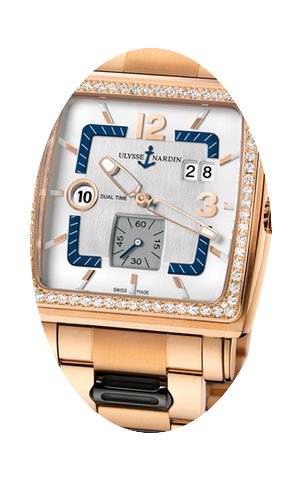 Ulysse Nardin Quadrato Dual Time Mens Wa...