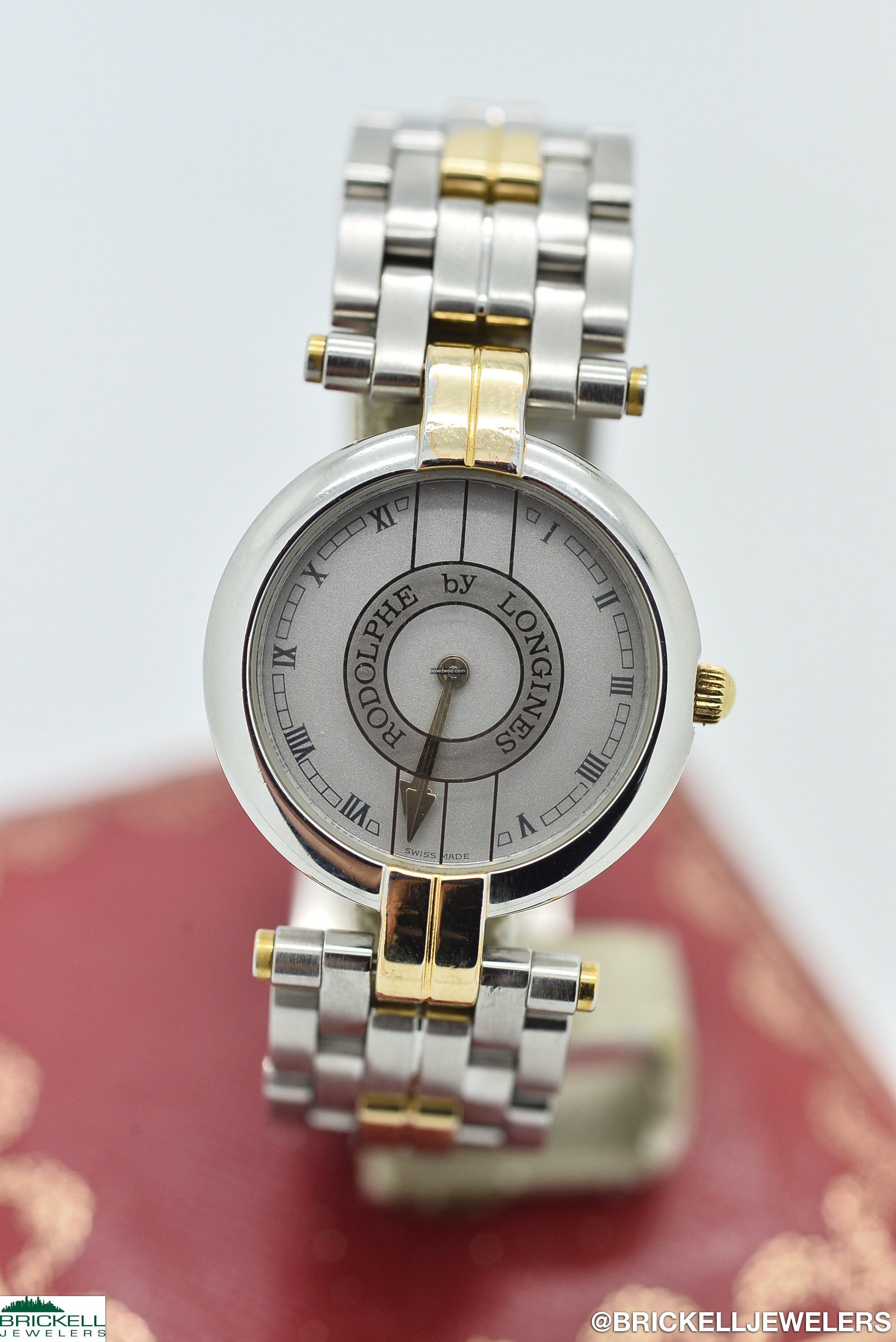 LONGINES RODOLPHE SILVER / GREY Gold & S...