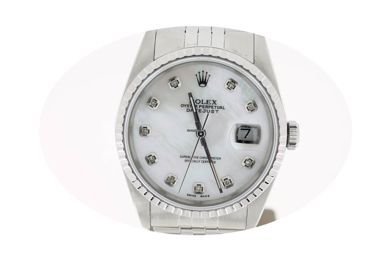 Rolex Datejust 36mm MOPDiamondDial Steel...