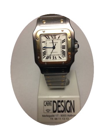 Cartier Santos Galbee LX steel gold aut ...