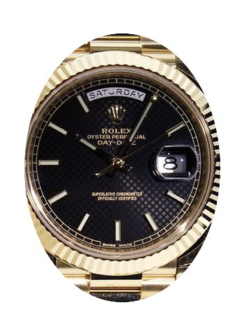 Rolex Day-Date 40 228238-BLKSP Black Dia...