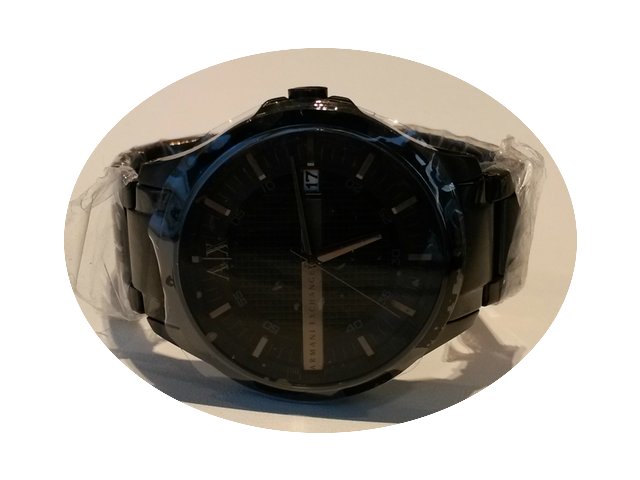 Armani Exchange AX Smart Black Black Str...