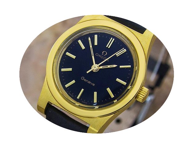 Omega Geneve Gold Plated Manual Wind Dre...