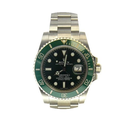 Rolex Submariner Steel - Green Bezel and...