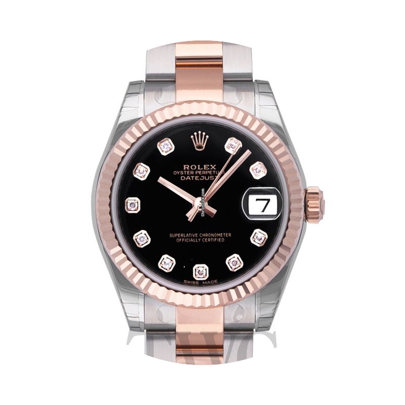 Rolex Datejust Lady 31 Black Steel/18k r...