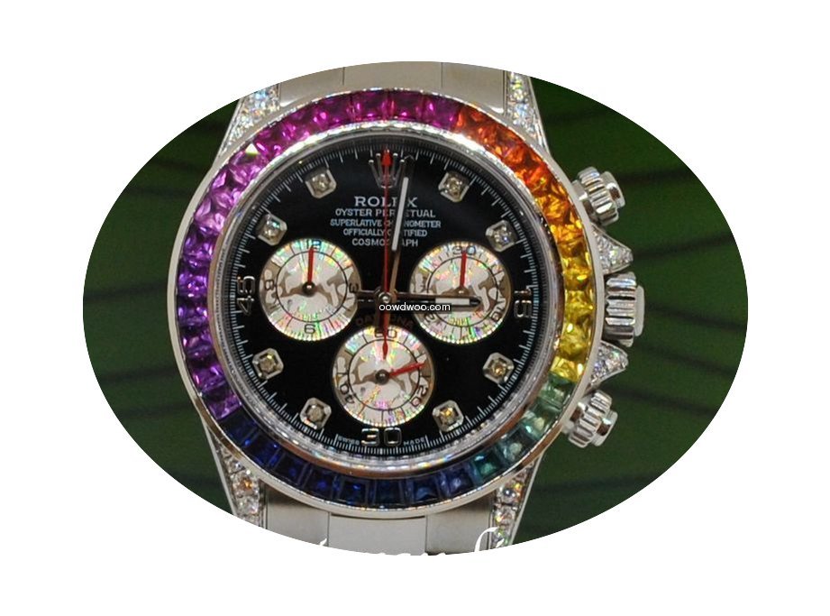 Rolex Daytona Rainbow acciaio...