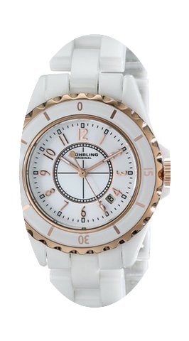 Stuhrling White Ceramic Quartz Watch 530...