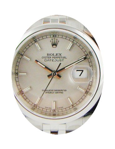 Rolex Datejust 36 116200-SLVSDJ Silver I...