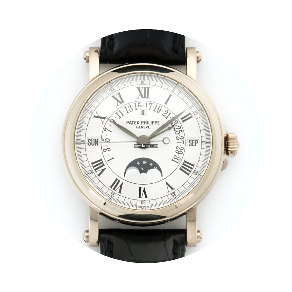Patek Philippe White Gold Perpetual Cale...