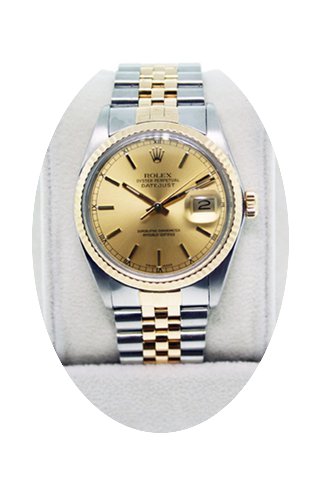 Rolex Datejust 16013 Champagne Dial Gent...