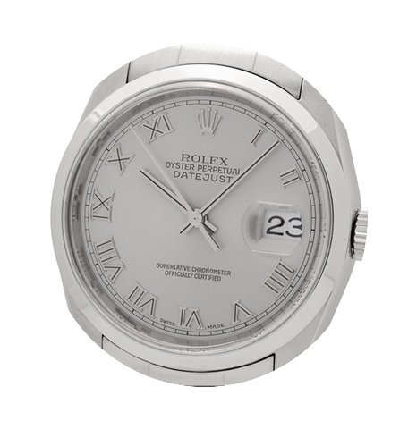 Rolex Datejust Stainless Steel 36mm Rhod...