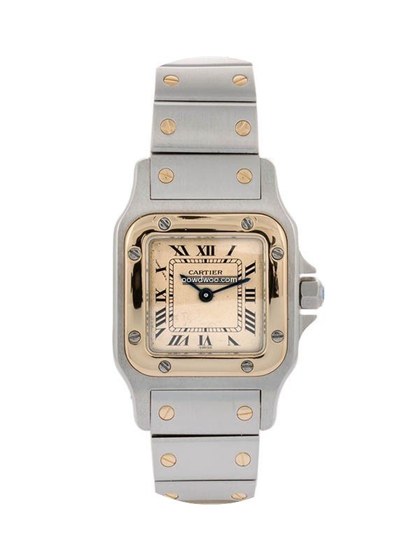 Cartier Santos Galbe' Lady In Acciaio E ...