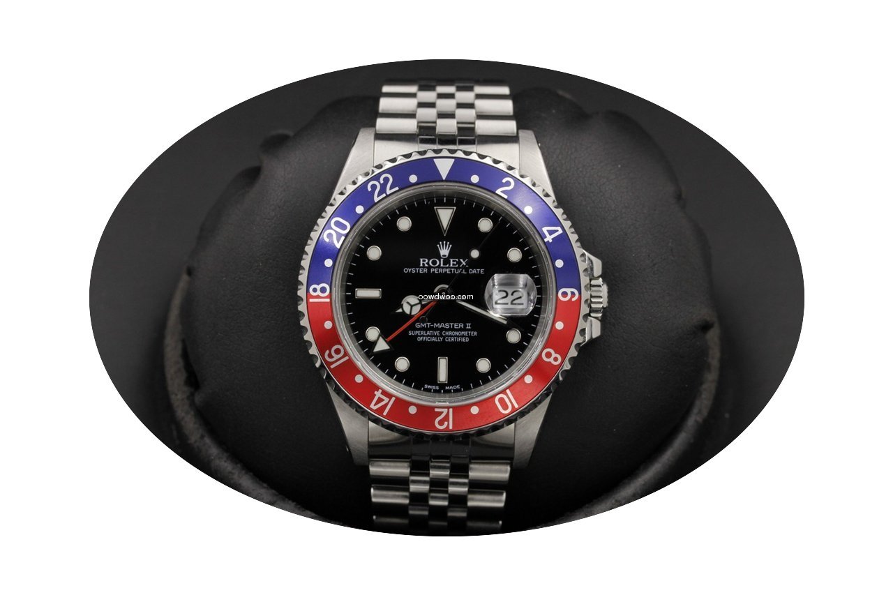 Rolex Gmt Master Ii 16710 Stainless Stee...