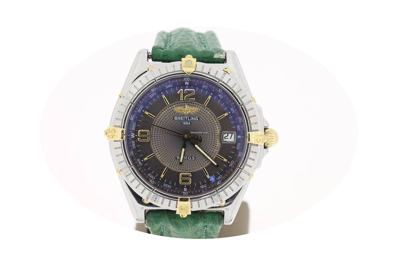 Breitling Windrider 34mm Steel/Gold Grey...