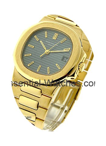 Patek Philippe Yellow Gold Nautilus Mens...
