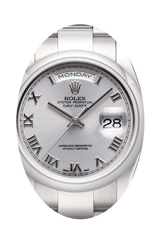 Rolex Day-Date 36 118209-SLVRDO Silver R...