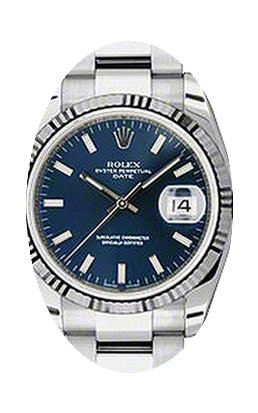Rolex Oyster Perpetual 115234-BLUSFO 34m...