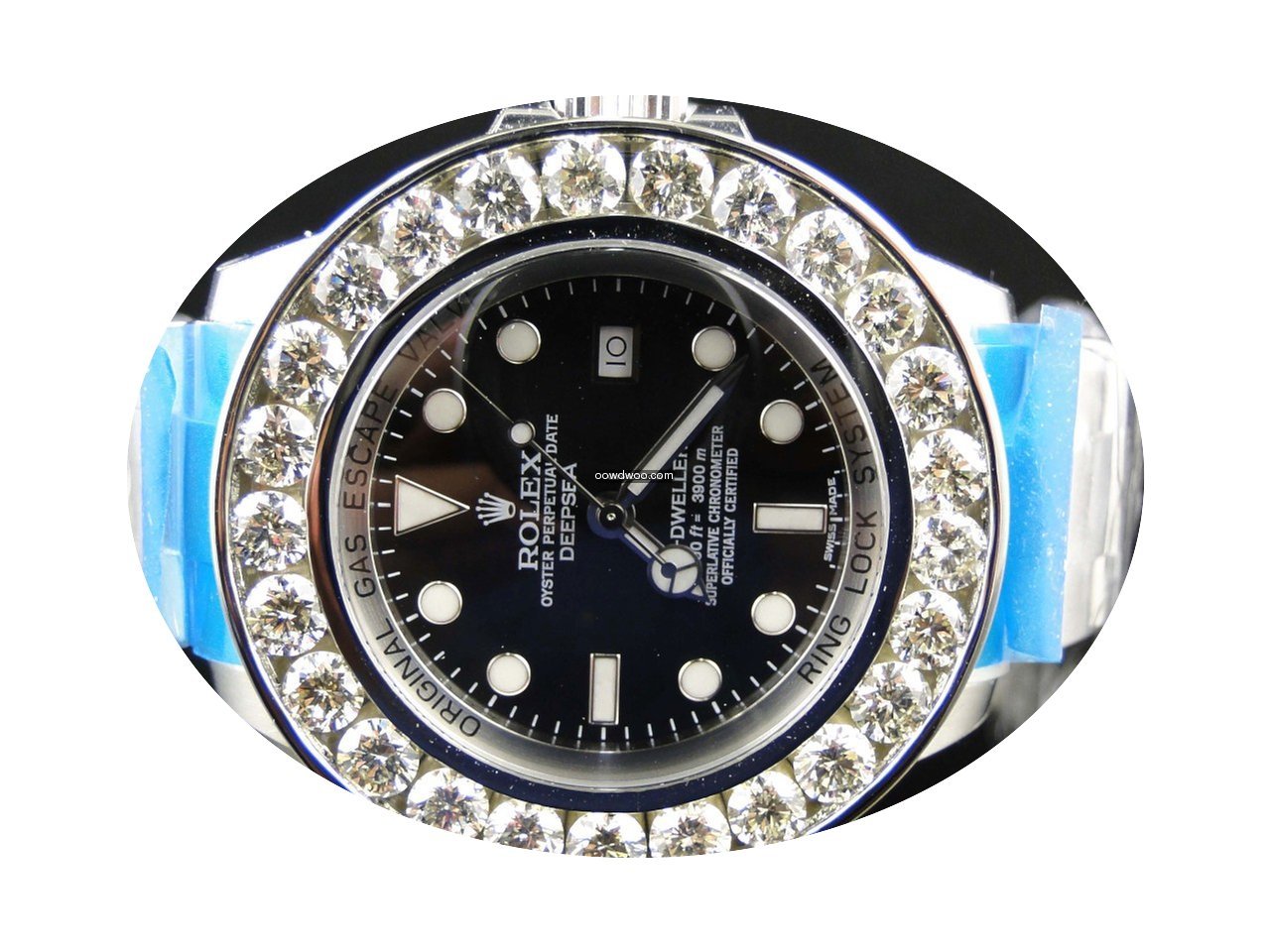 Rolex Mens Custom Rolex 46 Mm Sea Dwelle...