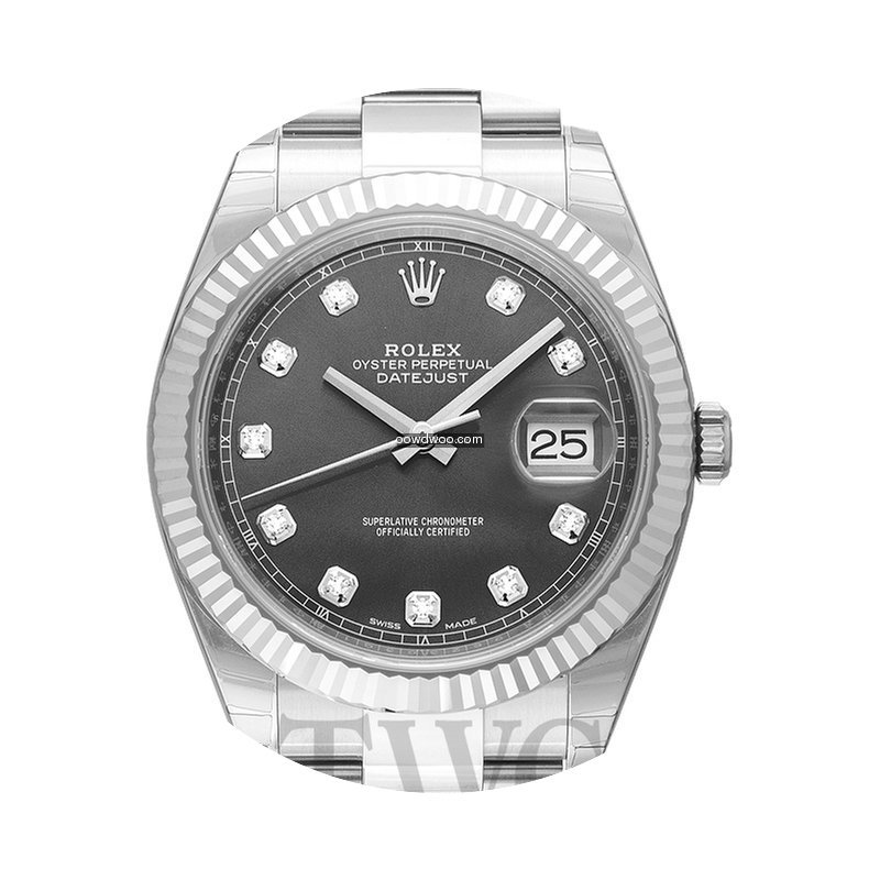 Rolex Datejust 41Dark Rhodium Steel/18k ...