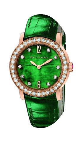 Bulgari Imperial Jade Dial 18k Pink Gold...